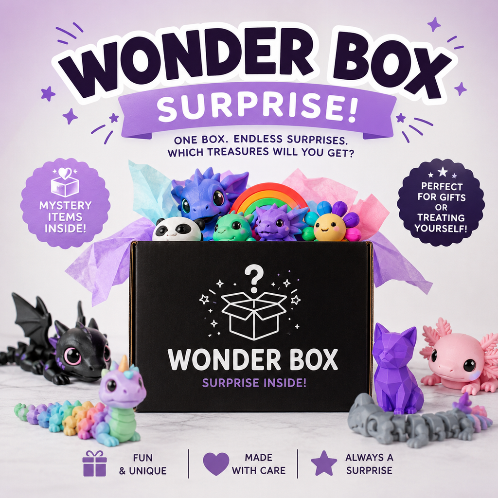 Wonder Box Surprise | Mystery Box of 3D Printed Toys & Collectibles ⭐