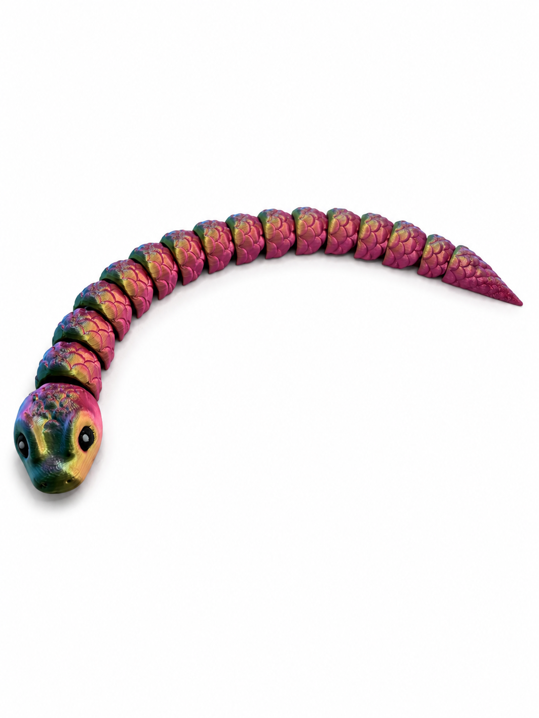 Finger Flexi Snake – Articulated 3D Printed Fidget Toy